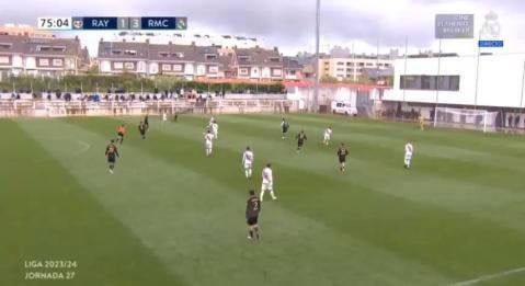Rayo Vallecano B 1 - [4] Real Madrid C | Esteban Aparicio 75' (Manu Serrano assist)