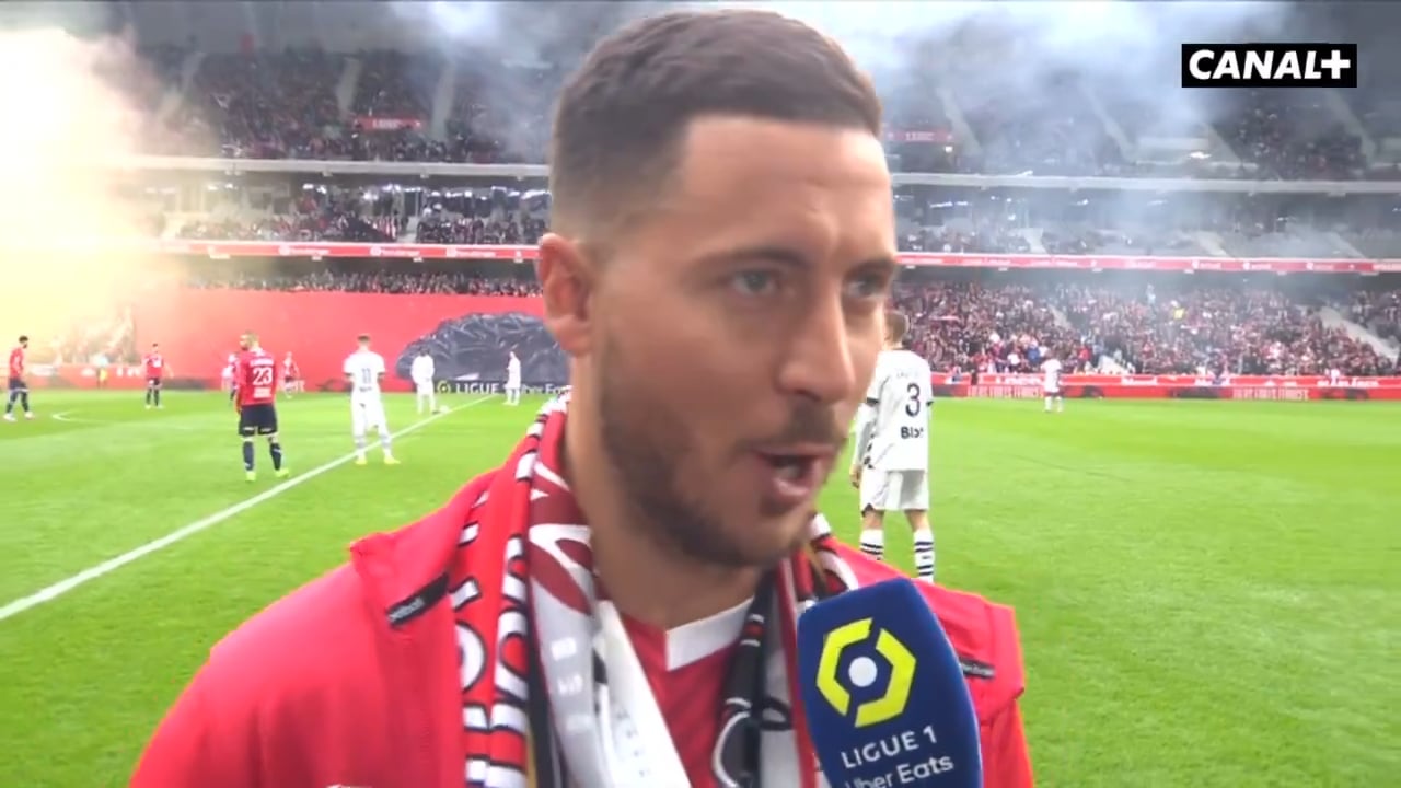 Eden Hazard: "It’s cool that I will be able to tell my kids that I’m an idol at Real Madrid… errr Lille."