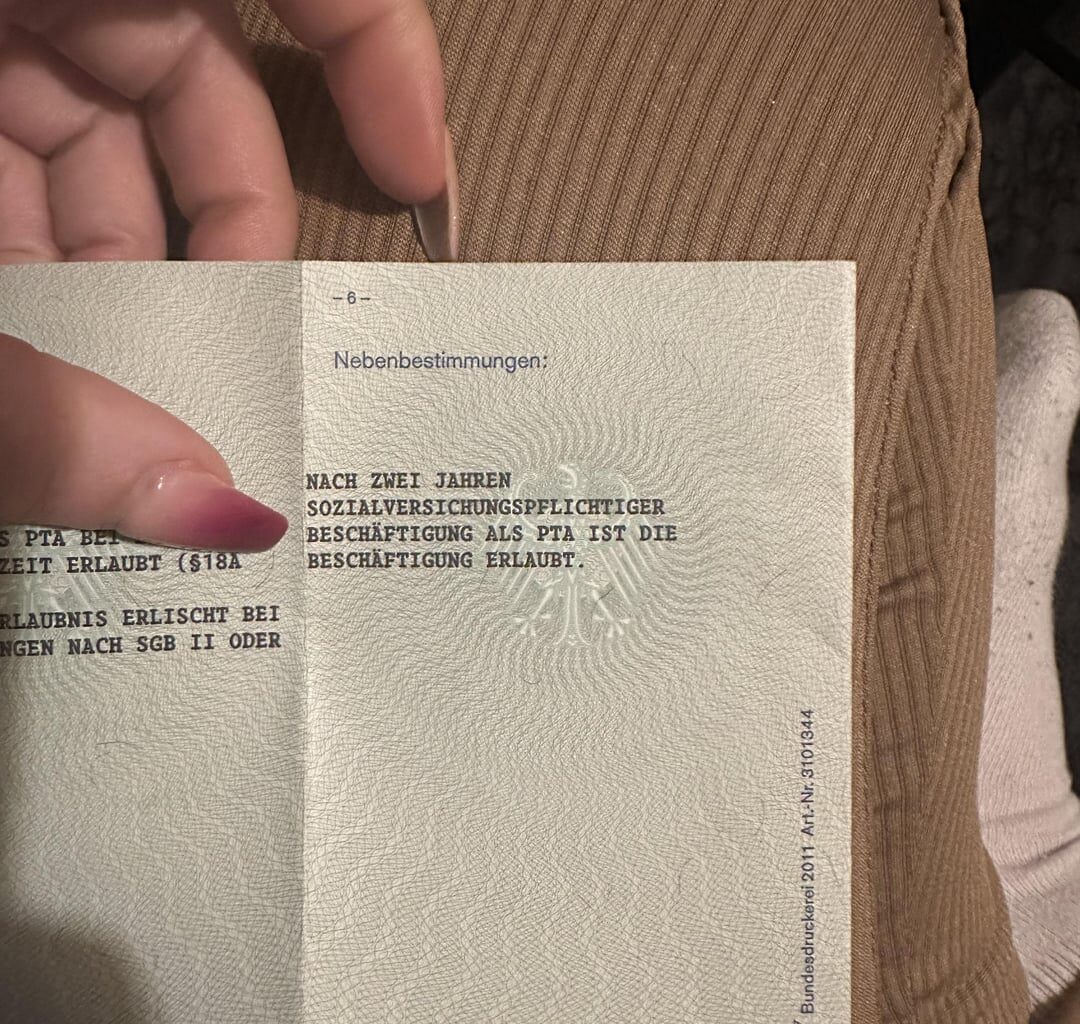 Job change/ Zustimmung