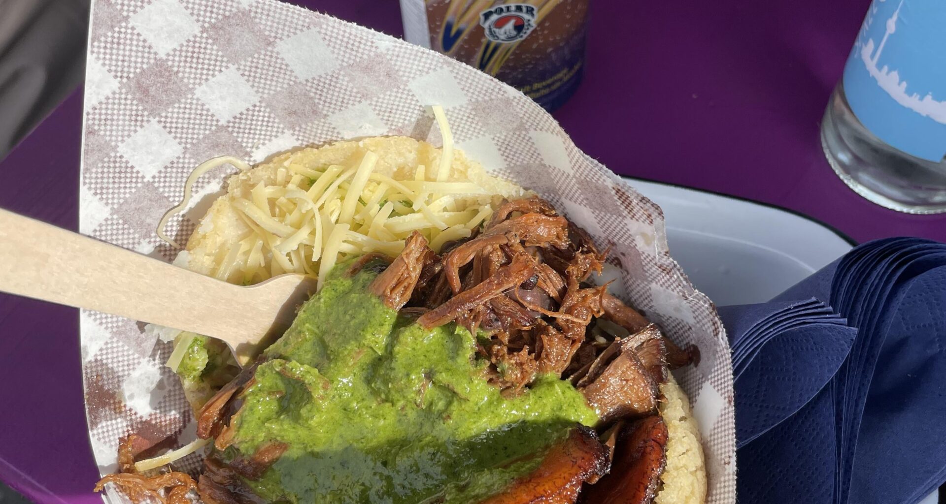 Arepa and Maltín in Berlin