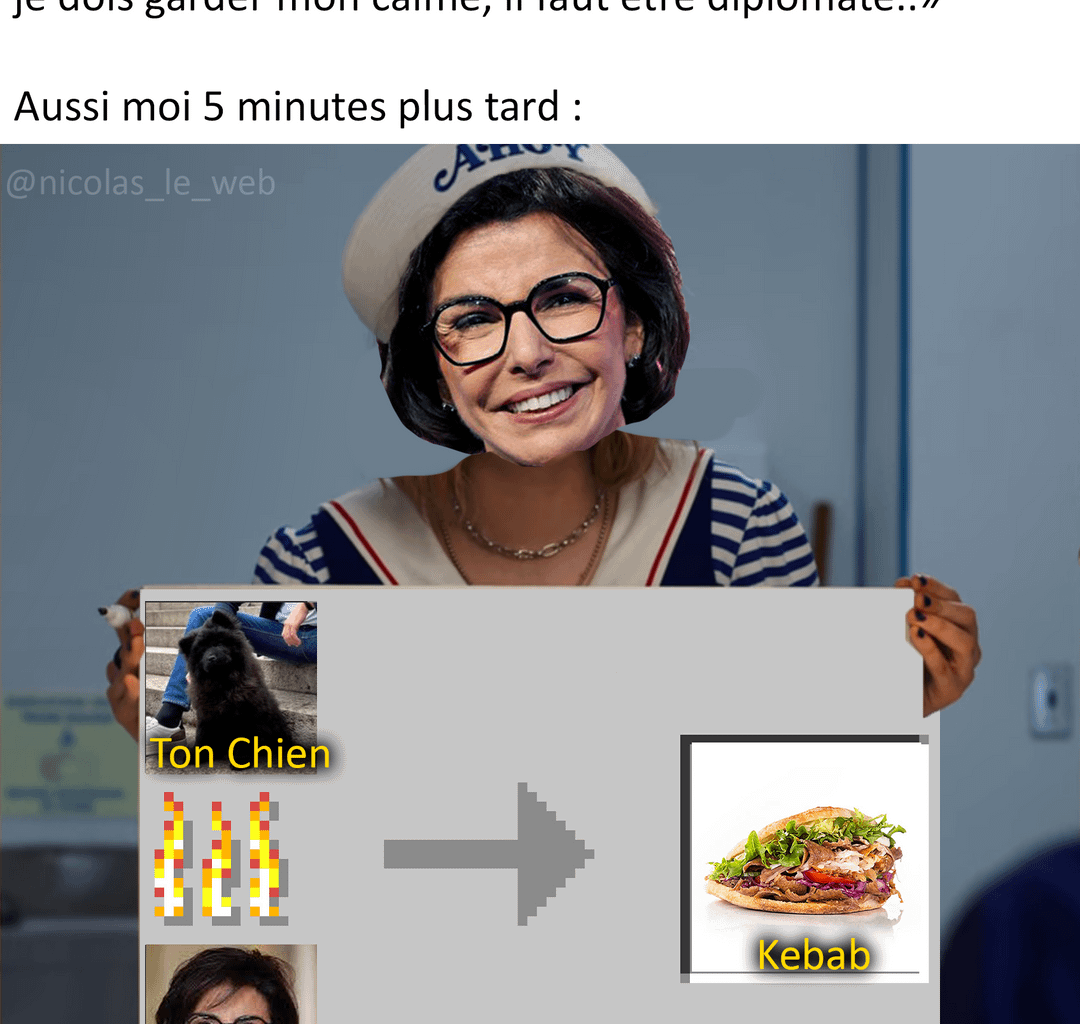 Oui j'avoue, le chien est à croquer