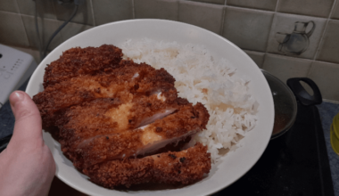 Katsu au porc avec le riz