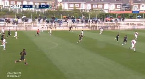 Rayo Vallecano B 0 - [3] Real Madrid C | Loren Zuñiga 46' (Borja Alonso assist)