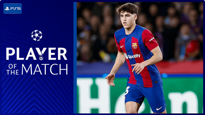 Pau Cubarsí has been named Player of the Match against Napoli!