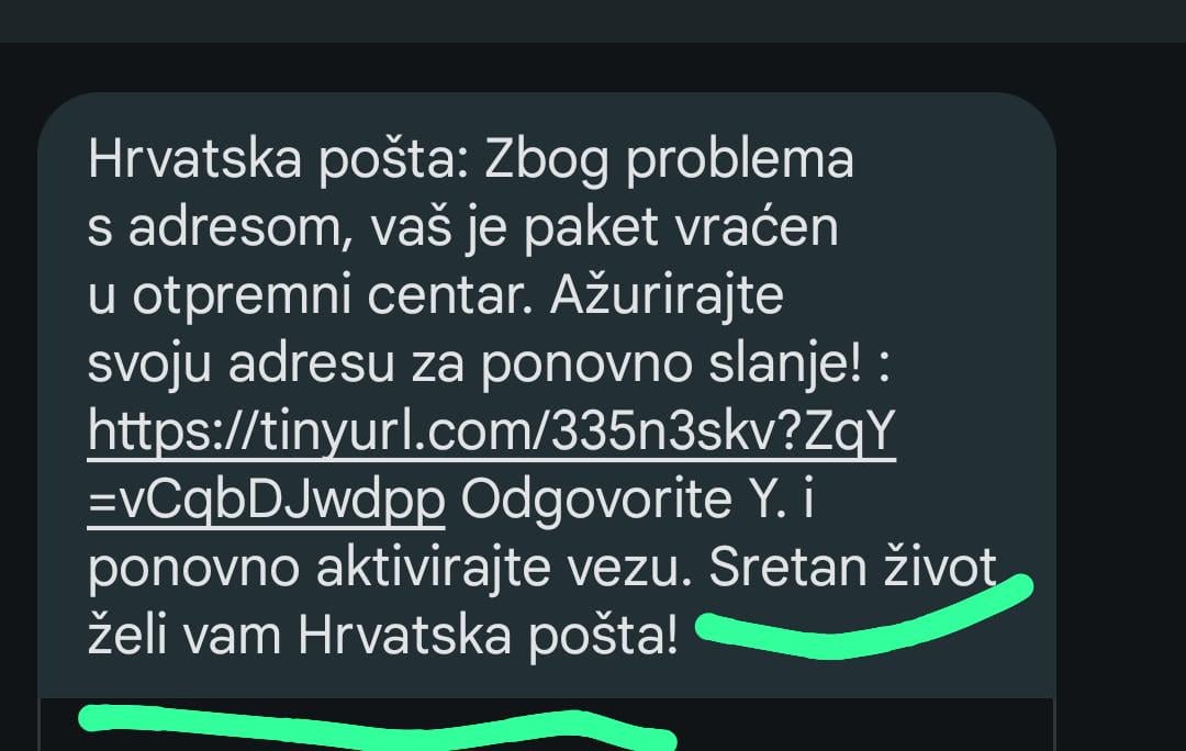 I HR Pošta se sprda s mojim životom