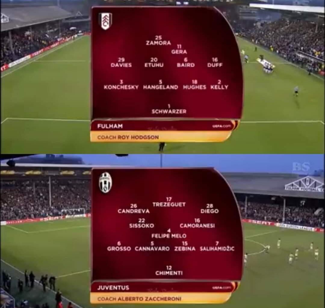 Who remembers this match? In my opinion, the lowest point of Juventus history. Lower than serie B.