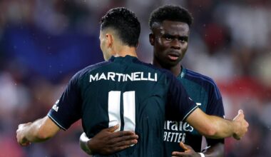 Bukayo Saka, Gabriel Martinelli, Gabriel ‘have chance’ at being fit for Arsenal’s trip to Manchester City