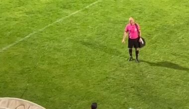 O momento em que Sérgio Conceição entrou no relvado para falar com o árbitro após o jogo de sub-9 do filho