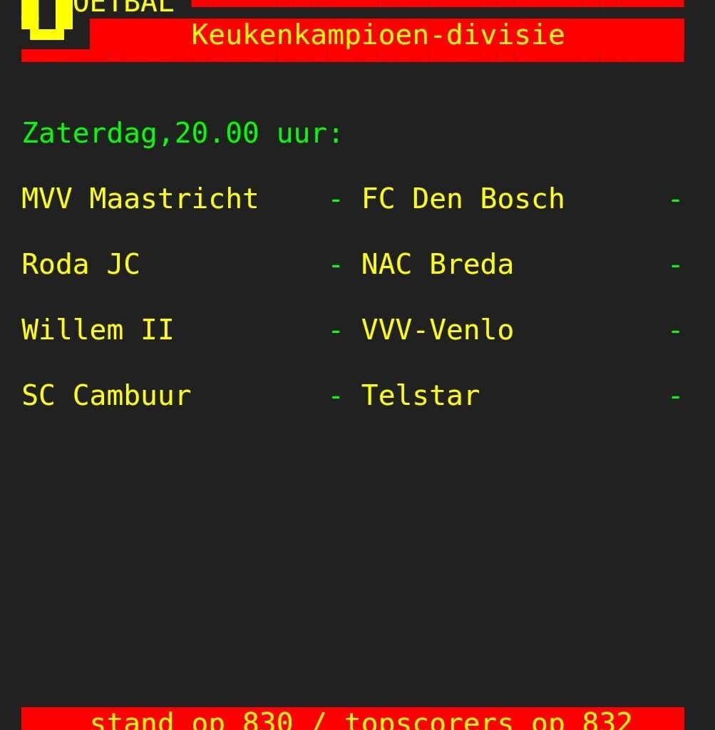 KKD schedule for this international break week-end.