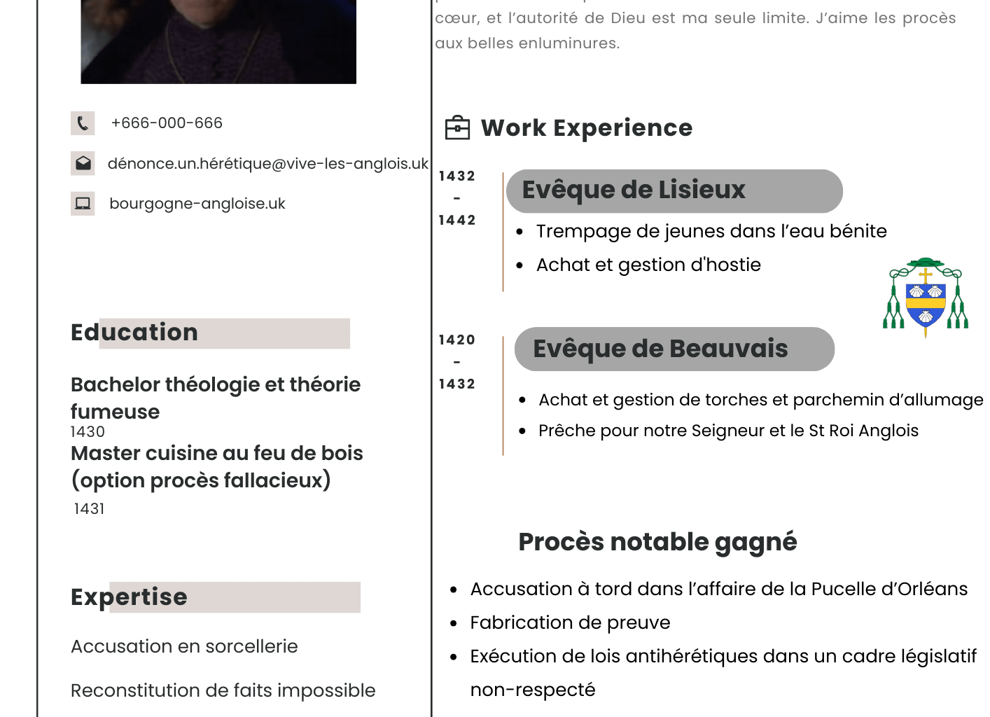 [CV] - J'ai besoin d'un avocat, vous en pensez quoi ?