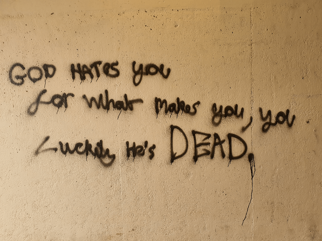 Graffiti where I live is weird.