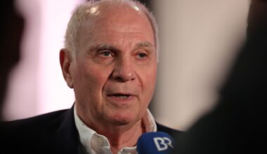 Uli Hoeneß über Alonso: "Wenn der zwei, drei Jahre mehr Erfolge gehabt hätte, wäre es wahrscheinlich einfacher, ihn von Leverkusen loszueisen. Ob das jetzt dieses Jahr gelingt, werden wir mal sehen, es wird sehr schwierig, um nicht zu sagen wahrscheinlich unmöglich."