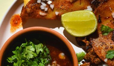 Homemade birria tacos
