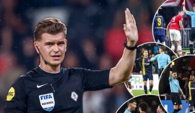 Referee Joey Kooij under fire: 'if 90% are disappointed when you come to visit, something is on the hand.'