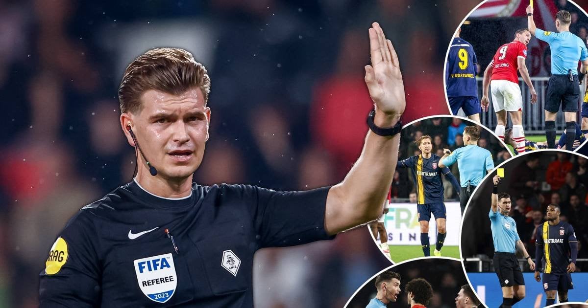 Referee Joey Kooij under fire: 'if 90% are disappointed when you come to visit, something is on the hand.'