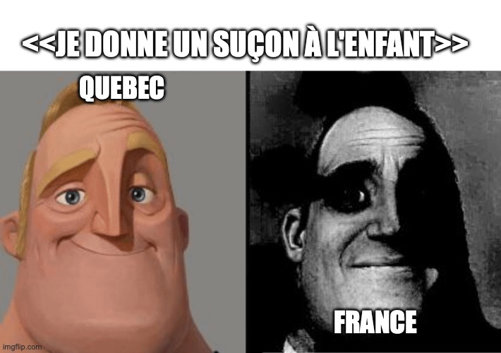 Sucette vs suçon