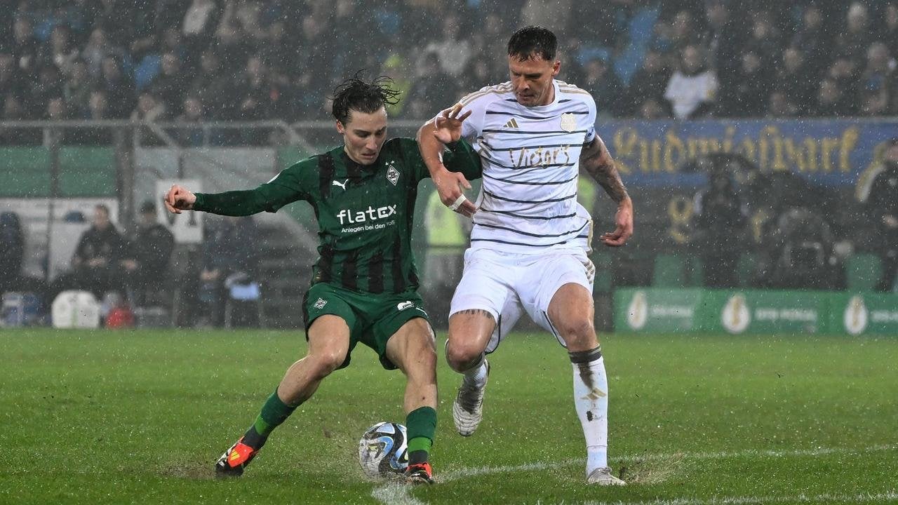 Pokal-Viertelfinale: Saarbrücken gewinnt "nationale Wasserspiele" gegen Gladbach