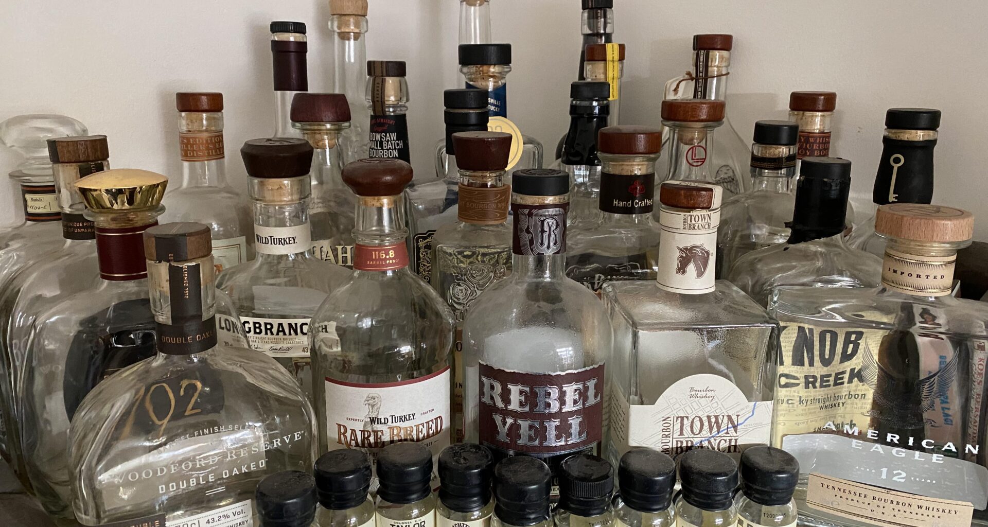 Is there anything to be done with a collection of vaguely fancy whisky bottles other than put them in the recycling a few a week till they’re all gone?