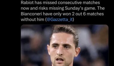 Looks Like Rabiot is going the way of Pogba