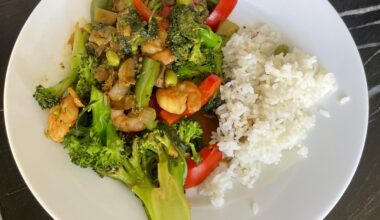 Shrimp and Vegetable stir fry