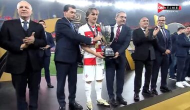 Luka Modrics First title with Croatia!!!