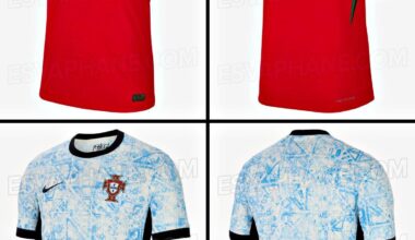 Equipmento principal e secundário da Seleção nacional para o Euro 2024 (@esvaphane)