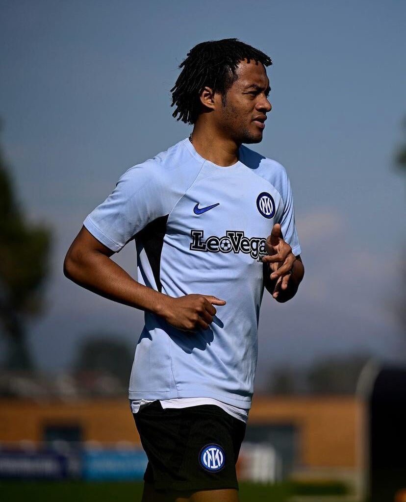 Juan Cuadrado back in training. 🇨🇴