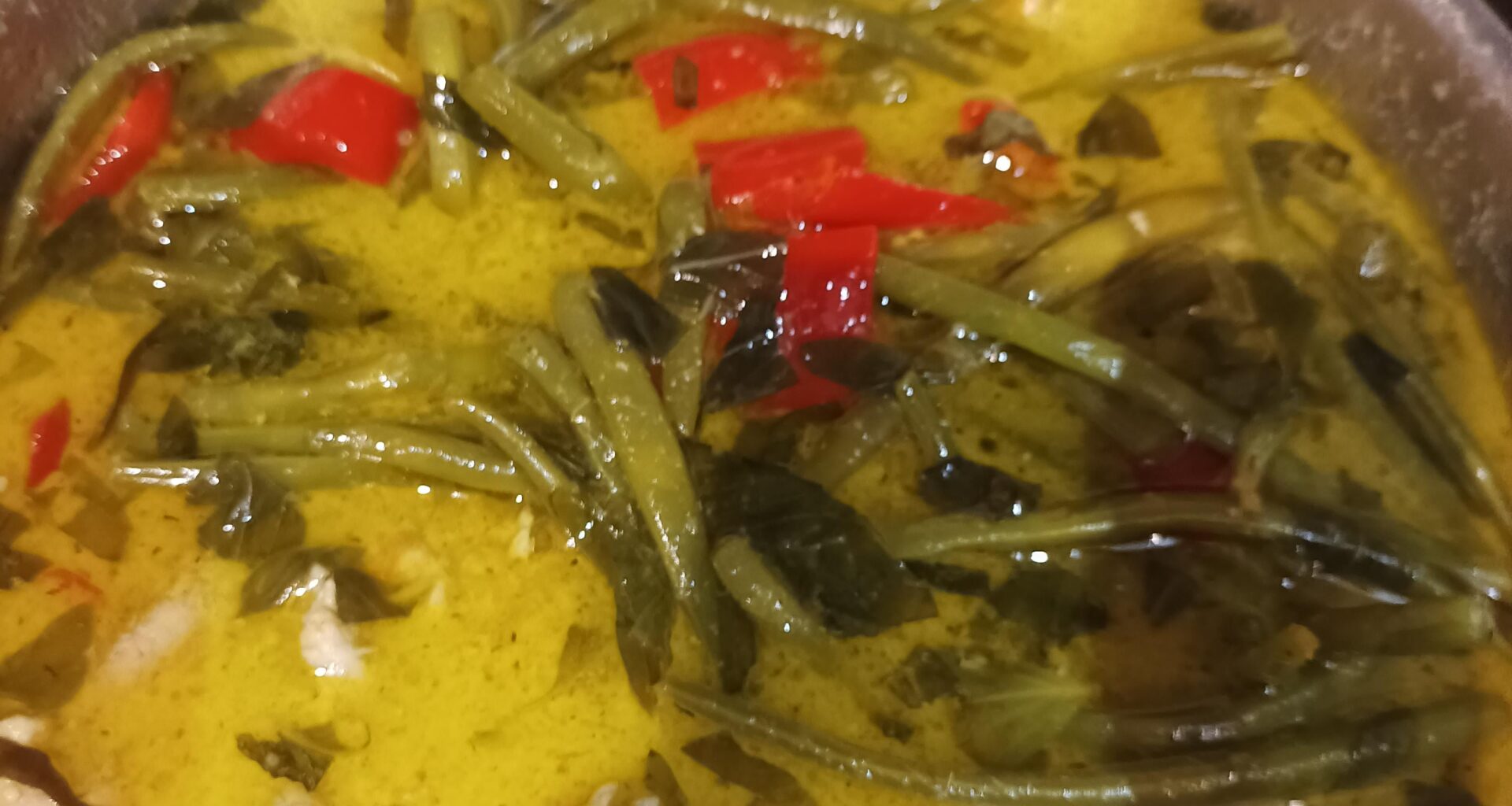 La fois où j'ai fait une version un peu revisité du curry thaïlandais vert