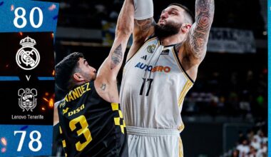 [Basket] Hard-fought win against Tenerife 80-78 to remain on top of the league 💪