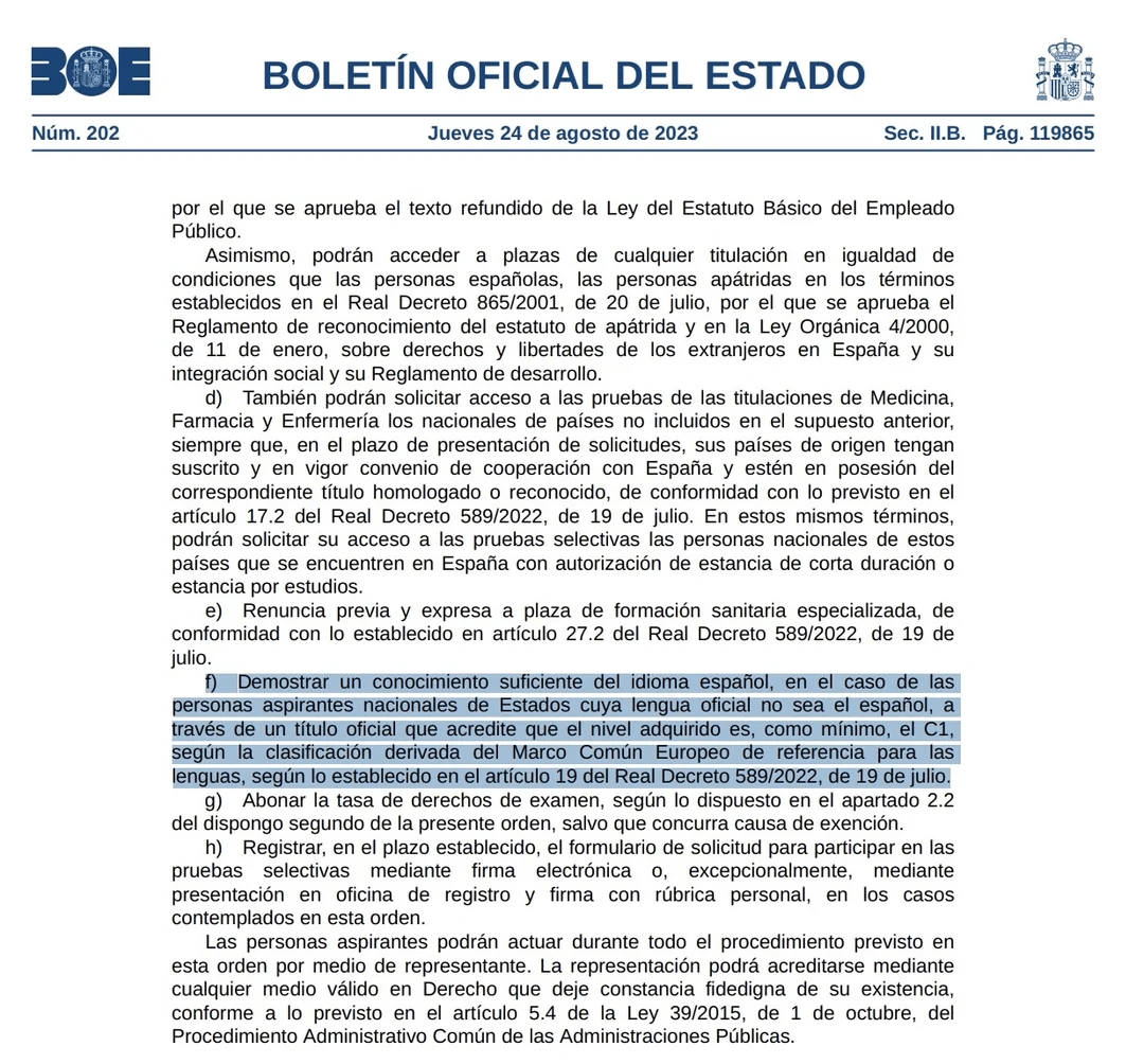 ¿Crees que los médicos deberían poder trabajar en España sin hablar español?