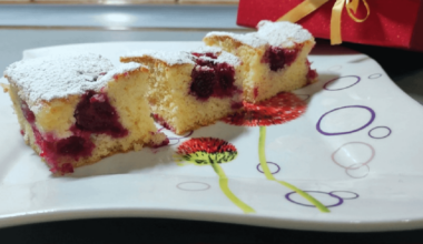 Cake with Cherries, Simple Soft and Delicious