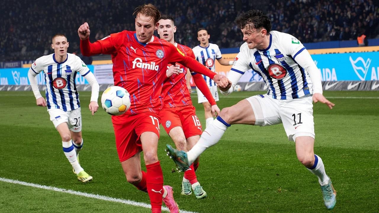 [2. Bundesliga] Hertha BSC gibt gegen Kiel Sieg aus der Hand