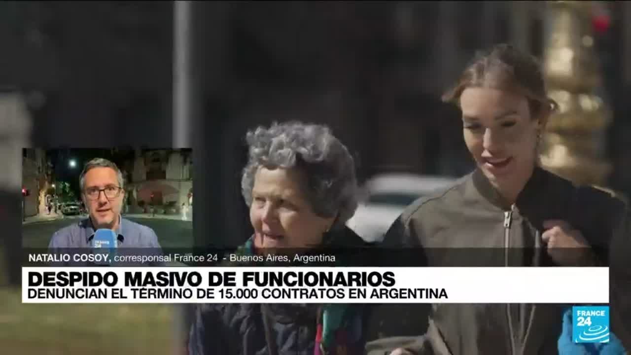Informe desde Buenos Aires: denuncian despido masivo de funcionarios públicos en Argentina