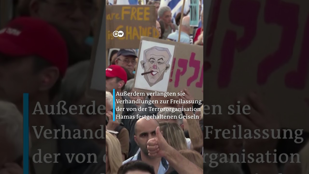 Proteste gegen Netanyahu | DW Shorts