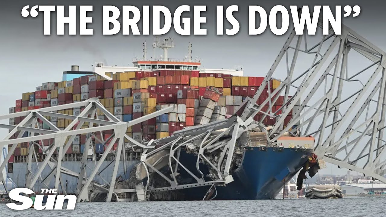 Heart-pounding audio reveals scramble to stop cars on Baltimore bridge moments before collapse