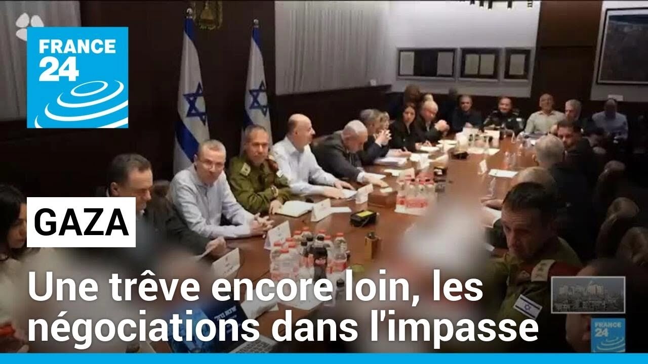 Une trêve encore loin à Gaza, les négociations semblent dans l'impasse • FRANCE 24