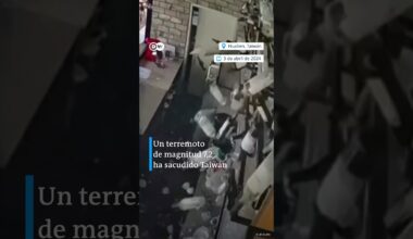 Taiwán sufre el peor terremoto en 25 años. El sismo deja al menos 7 muertos y 50 heridos.