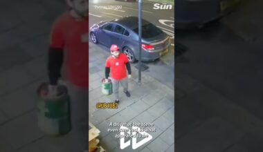 Horrific moment XL Bully leaves four in hospital and chases man onto car in Battersea attack