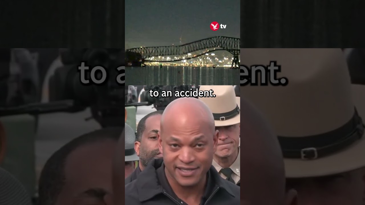 Baltimore bridge collapse 'not a terrorist attack' #news #shorts