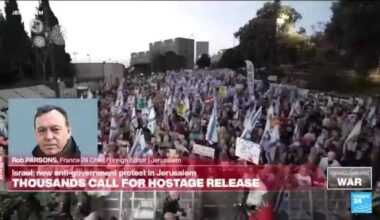 Thousands join rally in Jerusalem to protest against Israeli government • FRANCE 24 English