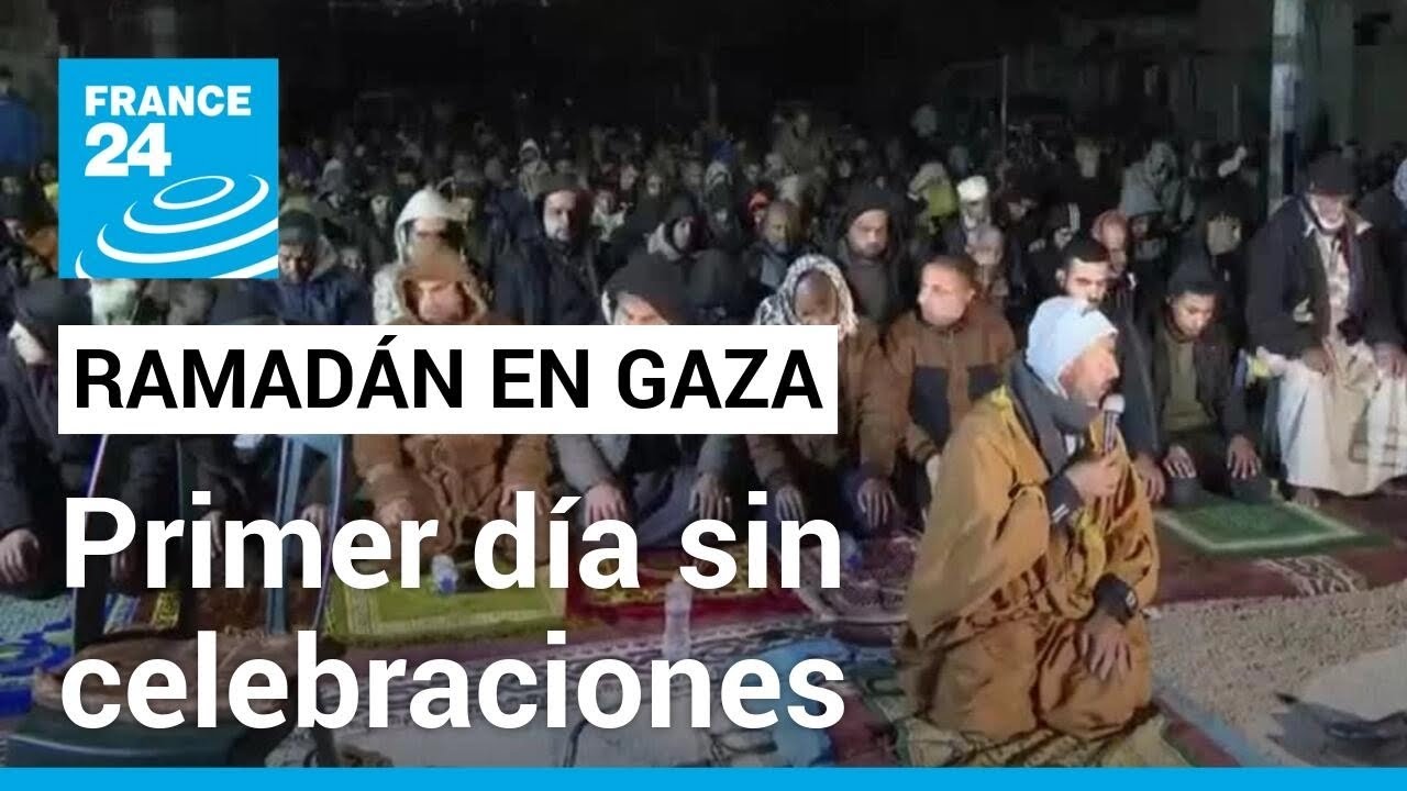 Ramadán en Gaza: primera noche sin celebraciones, en medio de bombardeos y una crisis de hambre