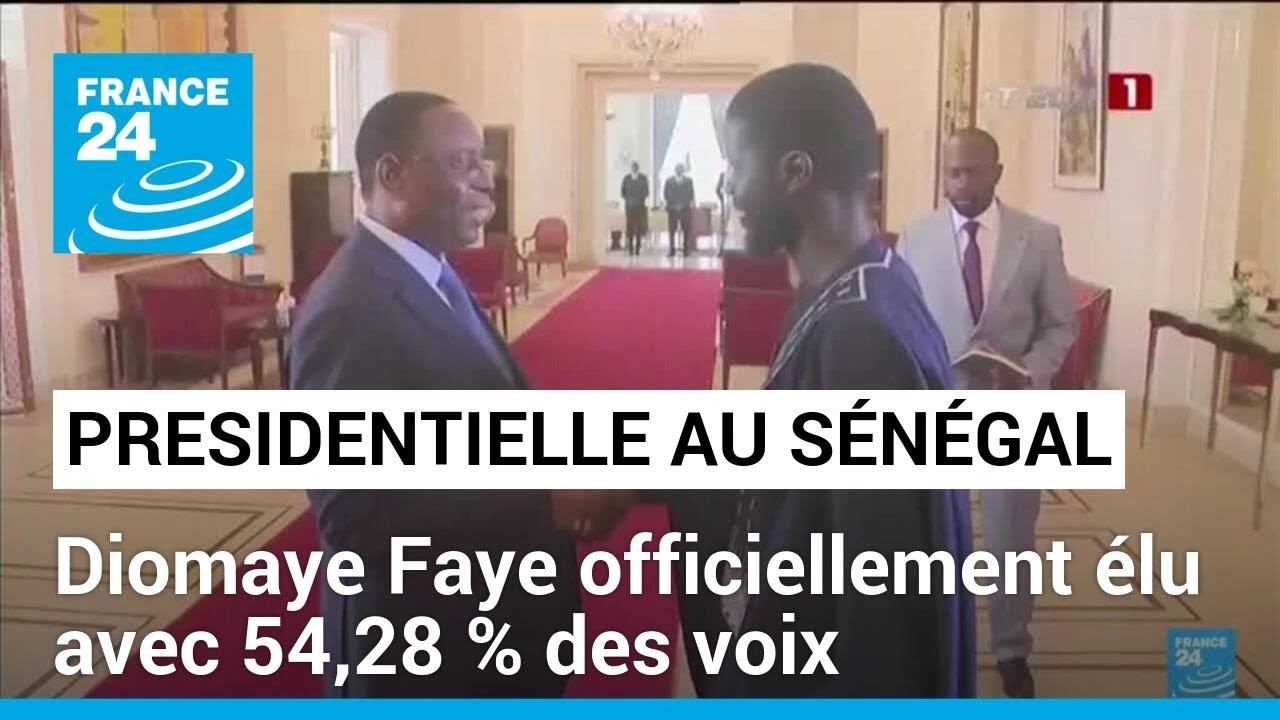 Au Sénégal, le Conseil constitutionnel proclame Bassirou Diomaye Faye président élu