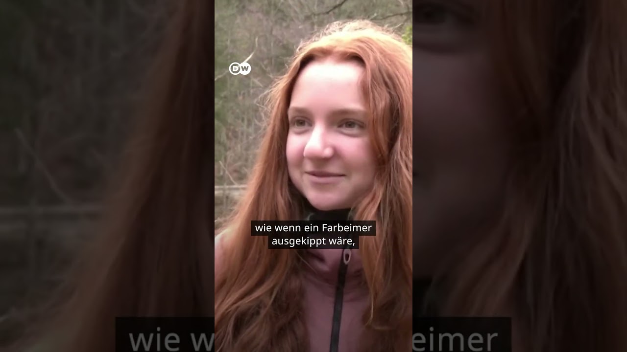 Lila See lockt Schaulustige | DW Nachrichten