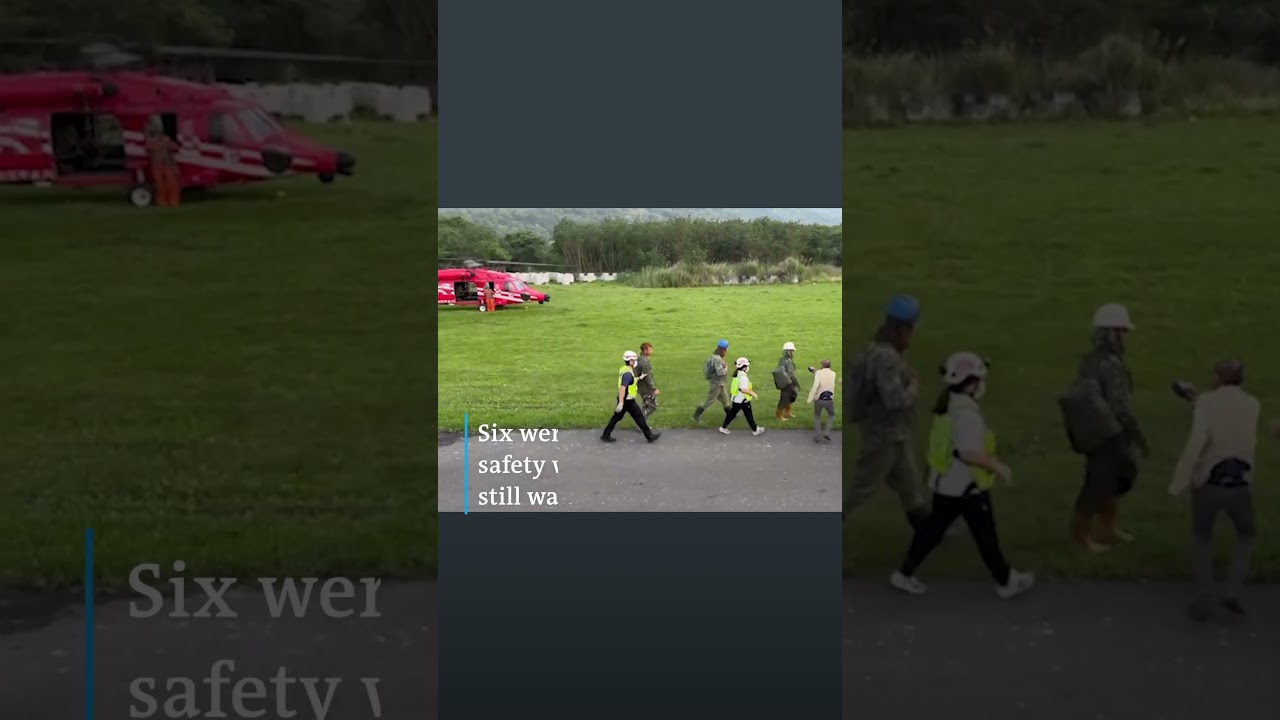 Taiwan rescues quarry workers trapped in the mountains in wake of earthquake | DW News