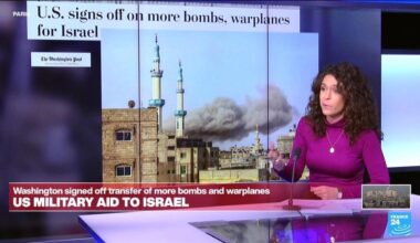 US has signed off on more bombs and warplanes for Israel, Washington Post reports • FRANCE 24