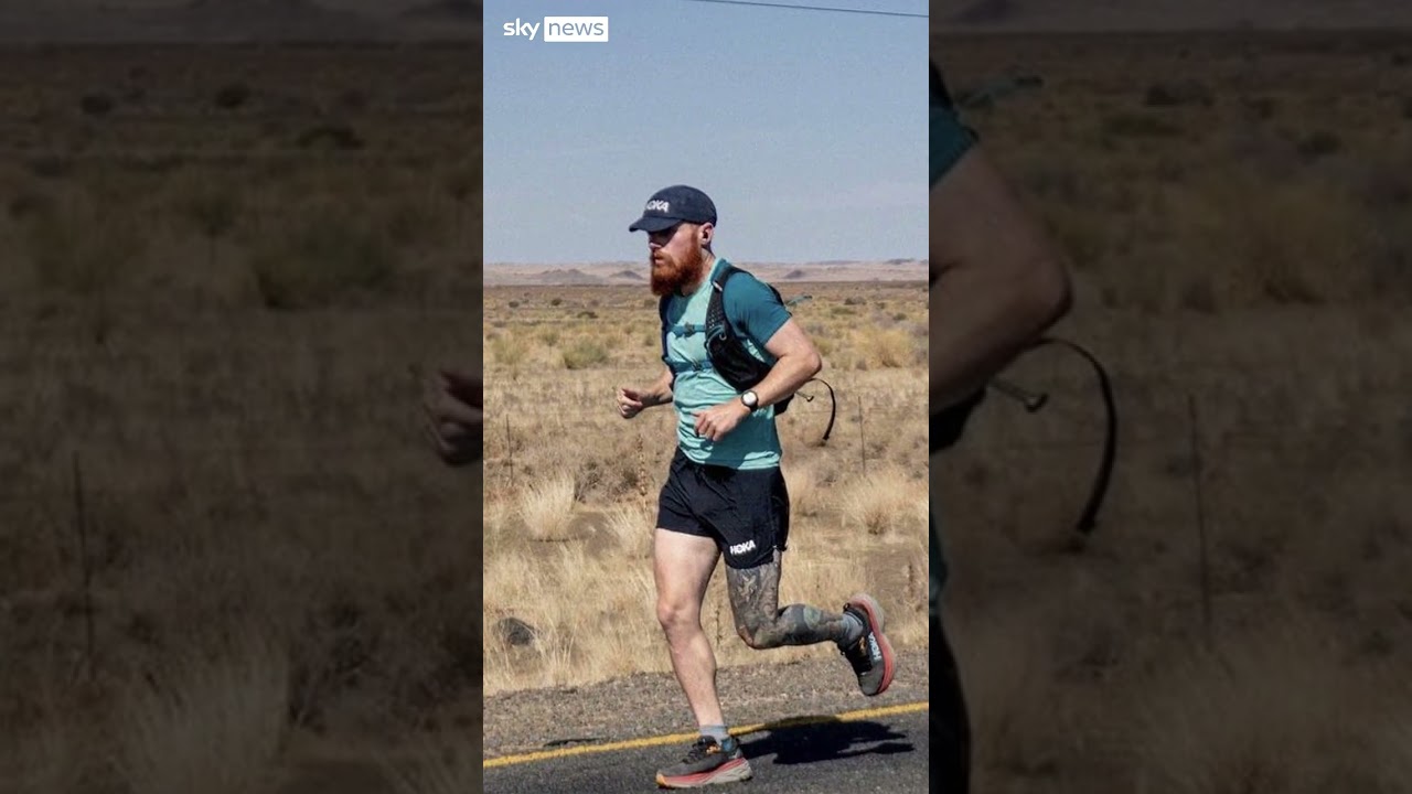 British man Russ Cook running the length of Africa nears finish line