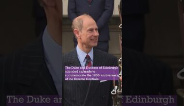 The Duke and Duchess of Edinburgh attend the 120th anniversary ceremony of The Entente Cordiale