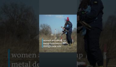Meet the women now clearing Ukraine's tens of thousands of landmines | DW News