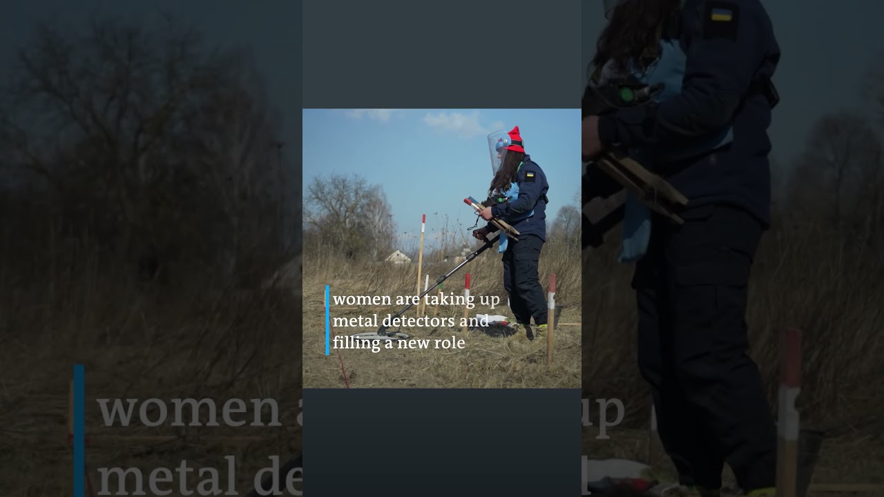 Meet the women now clearing Ukraine's tens of thousands of landmines | DW News