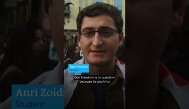 Thousands protest 'foreign agent' law in Georgia | DW News